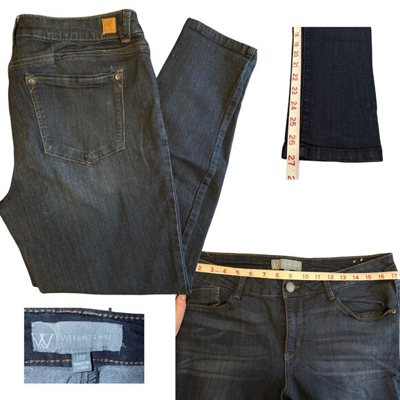 Lot of 9 Denim Skinny Jeans, size 14P - Picture 5 of 10